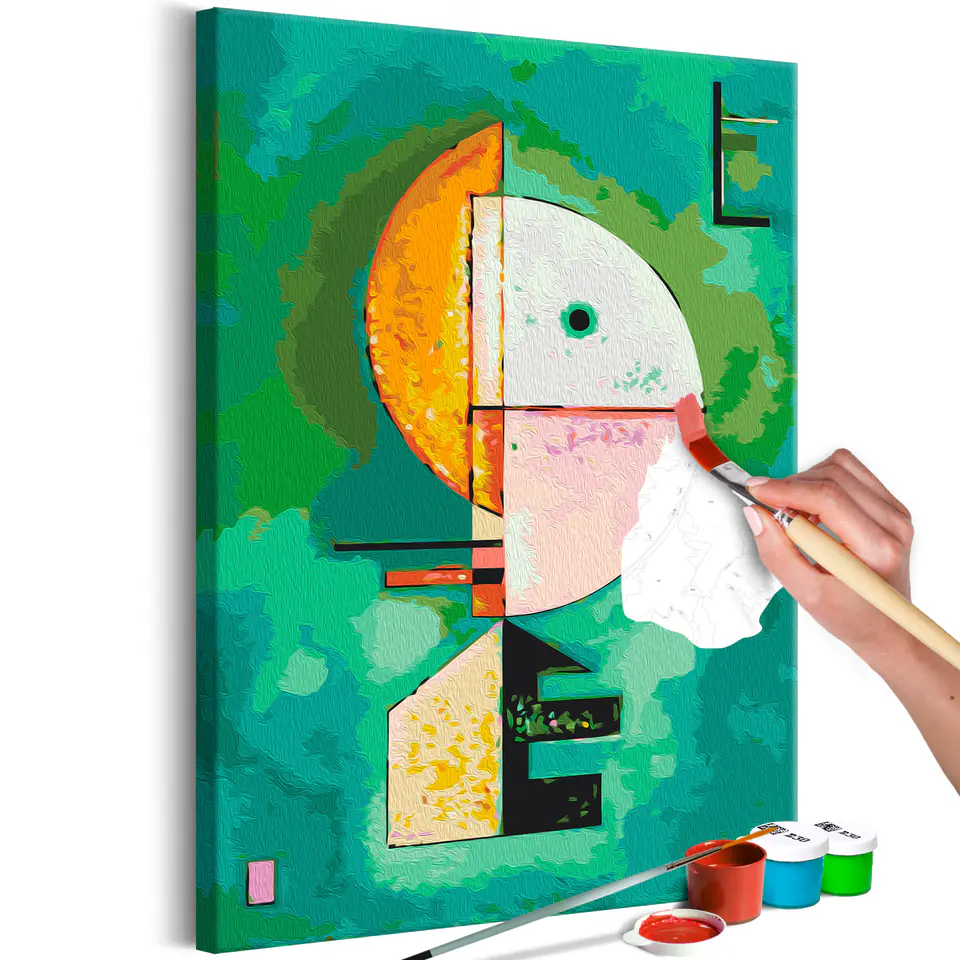 ⁨Self-painting - Vasily Kandinsky: Upward (size 40x60)⁩ at Wasserman.eu