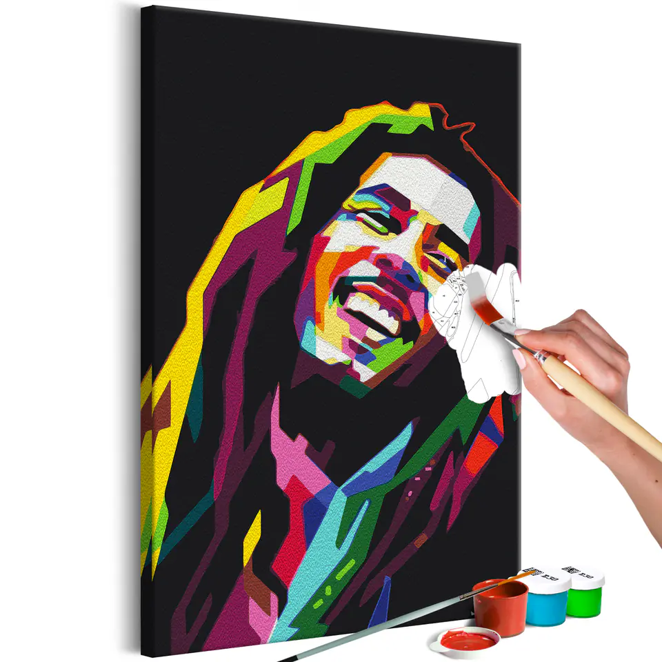 ⁨Self-painting - Bob Marley (size 40x60)⁩ at Wasserman.eu