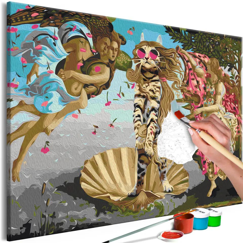 ⁨Self-painting - Furry Venus (size 60x40)⁩ at Wasserman.eu
