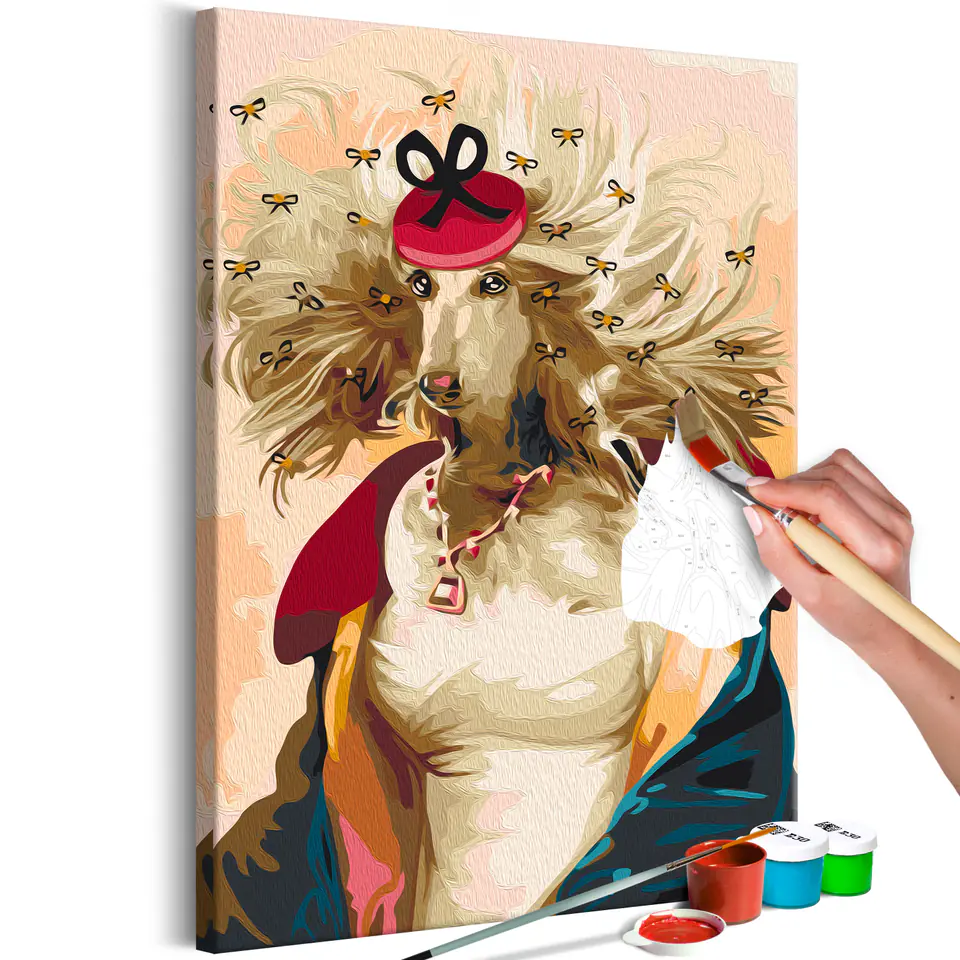 ⁨Self-painting - Mrs. Afghan (size 40x60)⁩ at Wasserman.eu