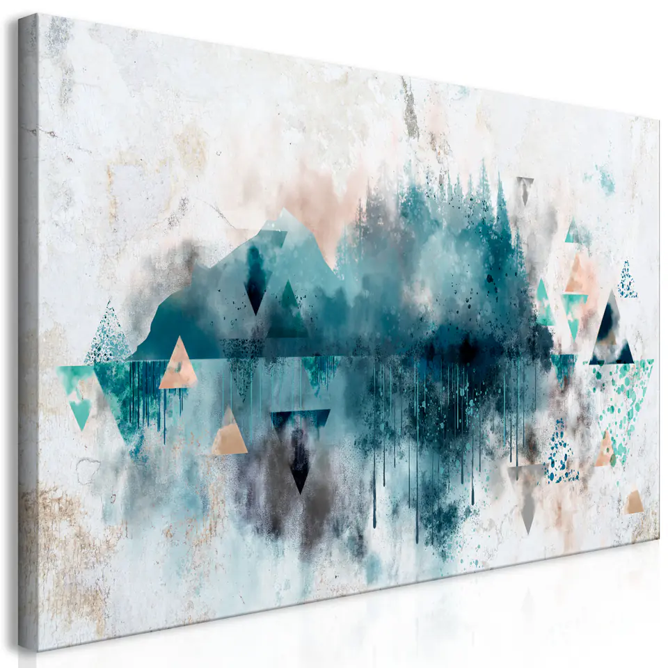 ⁨Picture - Geometric landscape (1-piece) (size 70x35)⁩ at Wasserman.eu