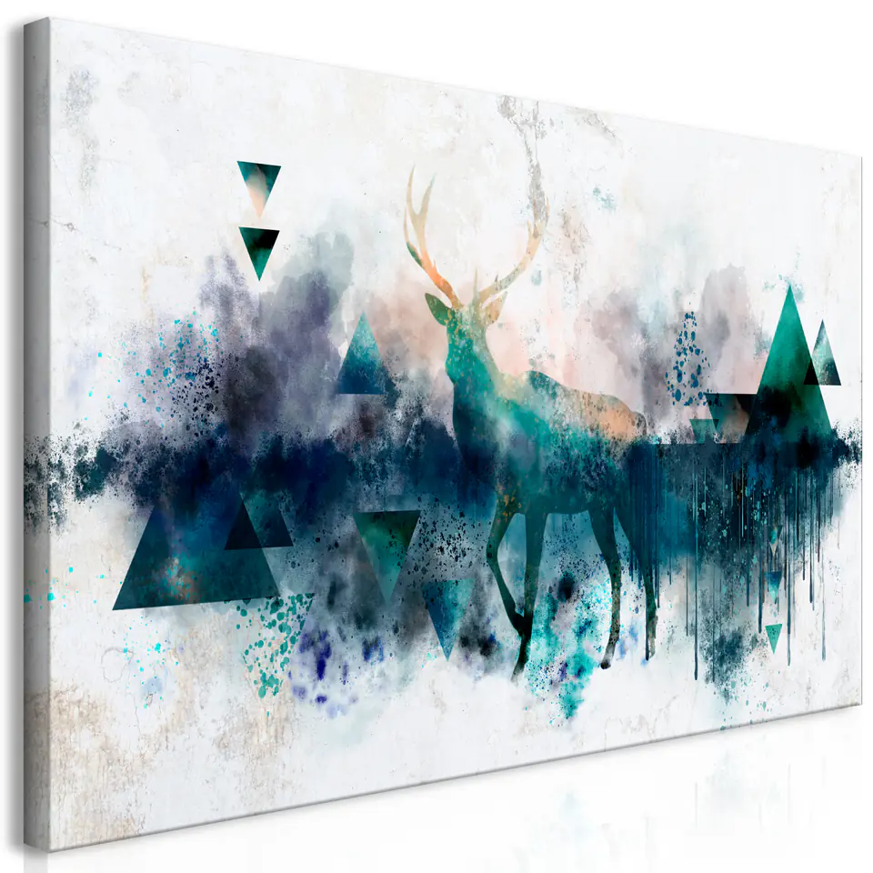 ⁨Picture - Nature in Blue (1-piece) (size 70x35)⁩ at Wasserman.eu