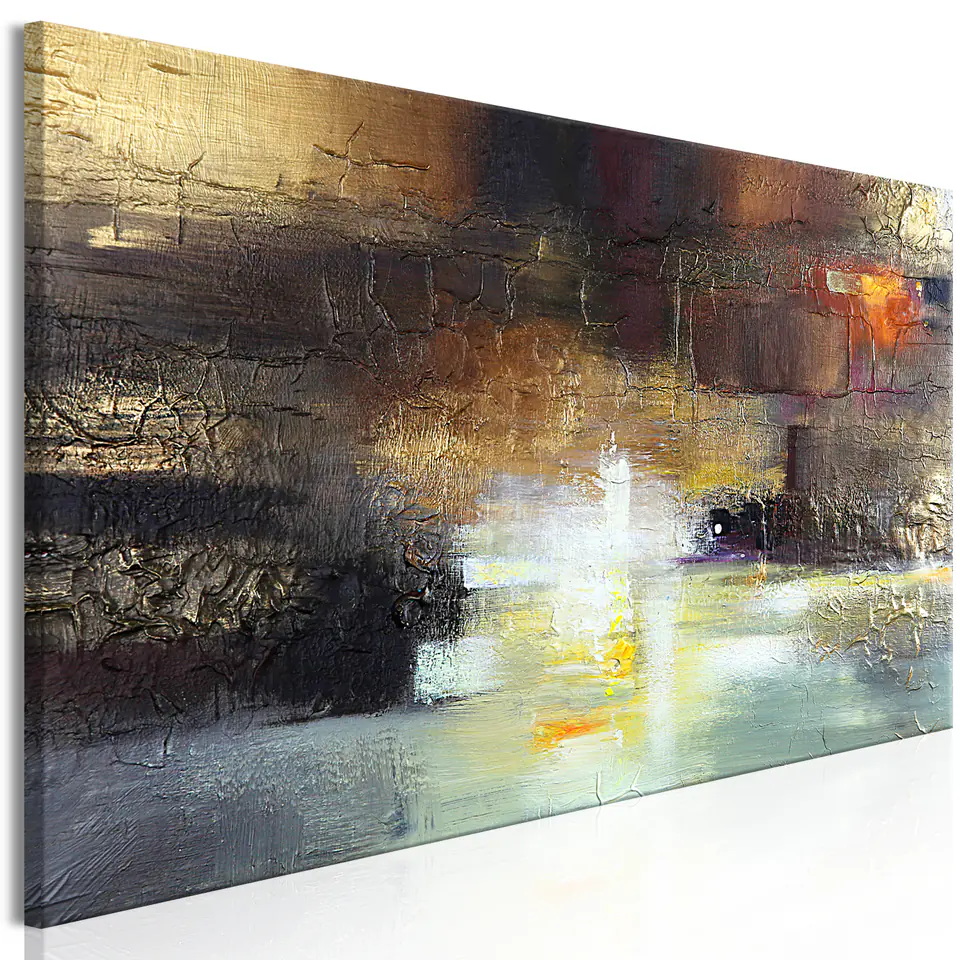 ⁨Obraz - Powiew luksusu (1-częściowy) wąski (rozmiar 135x45, wykończenie Premium Print)⁩ w sklepie Wasserman.eu