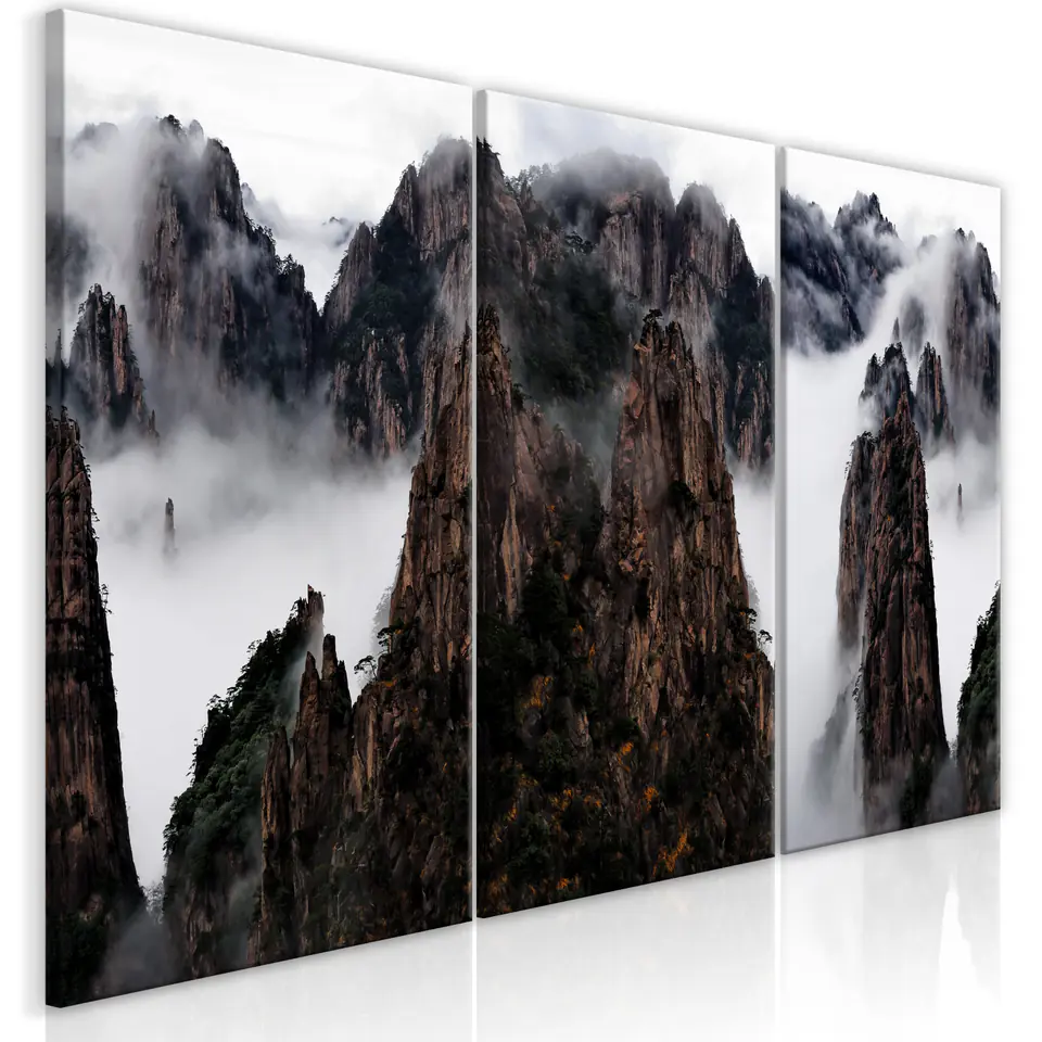 ⁨Picture - Faces of the earth (3-part) (size 120x60)⁩ at Wasserman.eu