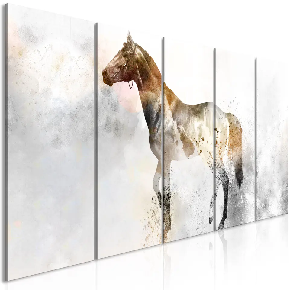 ⁨Picture - Fire Steed (5-piece), narrow (size 100x40)⁩ at Wasserman.eu