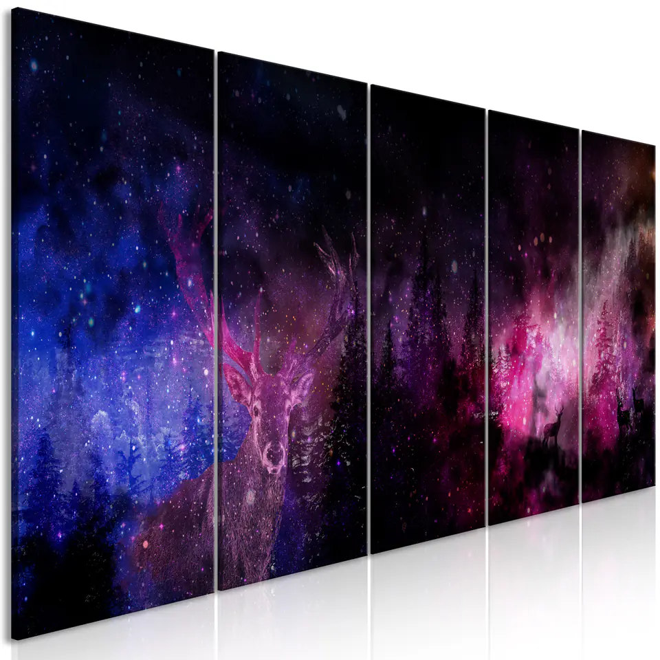 ⁨Image - Deer Galaxy (5-piece) narrow (size 100x40)⁩ at Wasserman.eu