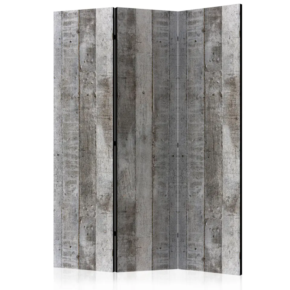 ⁨Parawan - Betonowy szalunek [Room Dividers] (rozmiar 135x172, wykończenie Dwustronny)⁩ w sklepie Wasserman.eu