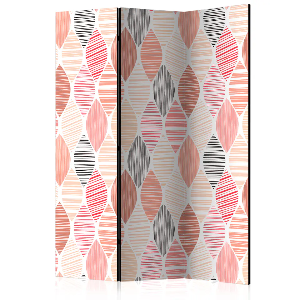 ⁨Parawan - Wiosenne liście [Room Dividers] (rozmiar 135x172, wykończenie Dwustronny)⁩ w sklepie Wasserman.eu
