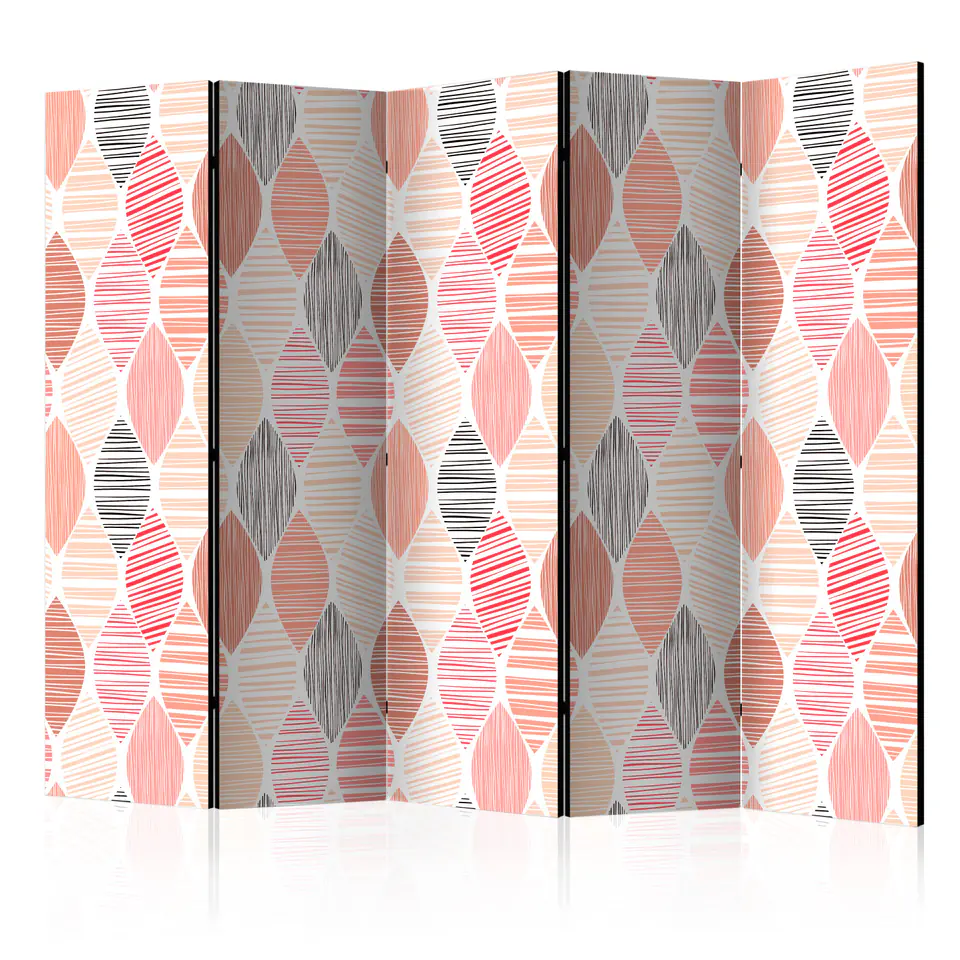 ⁨5-piece screen - Spring leaves II [Room Dividers] (size 225x172)⁩ at Wasserman.eu