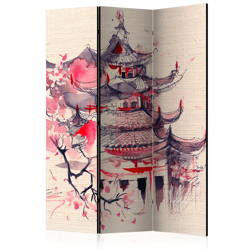 ⁨Parawan - Dom Szoguna [Room Dividers] (rozmiar 135x172, wykończenie Dwustronny)⁩ w sklepie Wasserman.eu