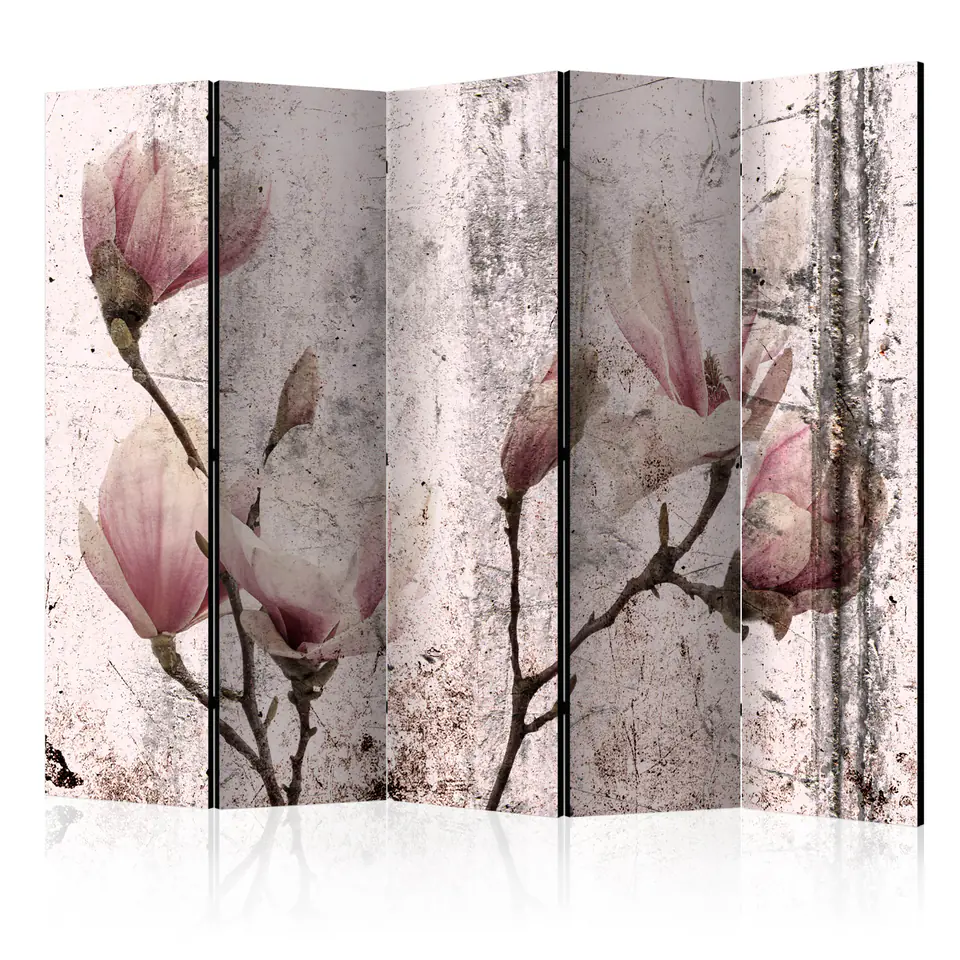 ⁨5-piece screen - Magnolia curtain II [Room Dividers] (size 225x172)⁩ at Wasserman.eu