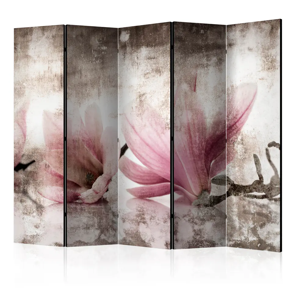 ⁨5-piece screen - Antique magnolias II [Room Dividers] (size 225x172)⁩ at Wasserman.eu