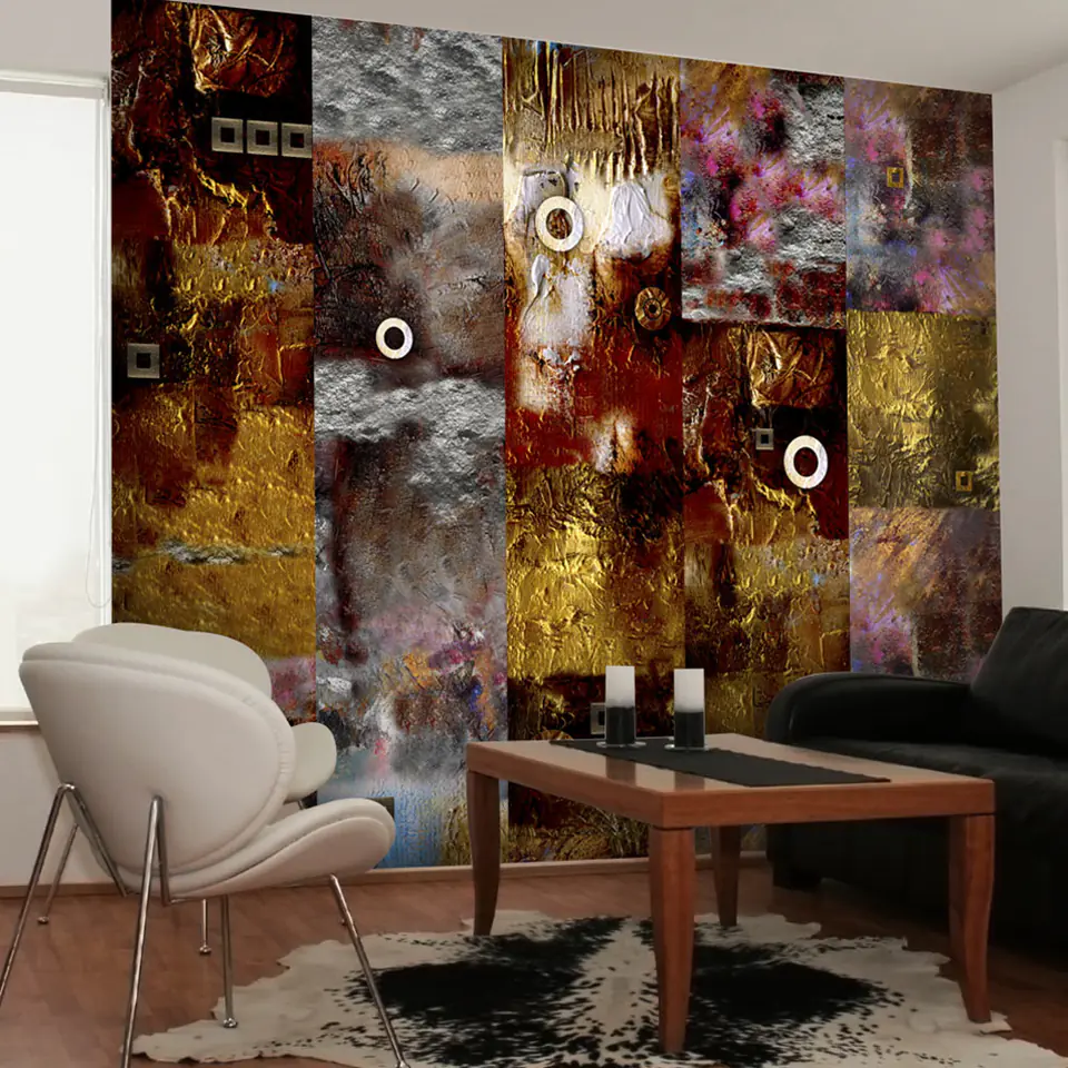 ⁨Wall mural - Painted abstraction (size 50x1000)⁩ at Wasserman.eu