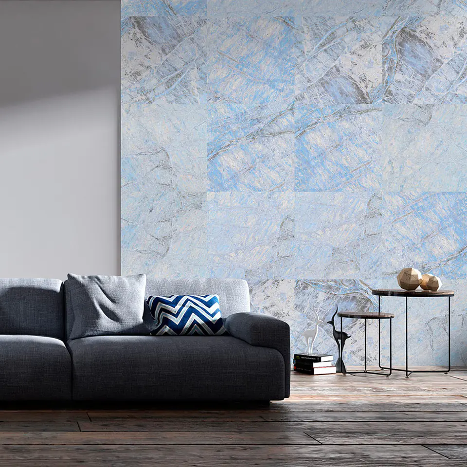 ⁨Wall mural - Blue marble (size 50x1000)⁩ at Wasserman.eu