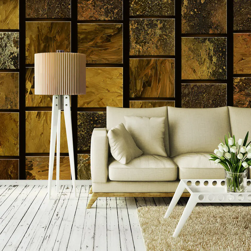 ⁨Wall mural - Golden majesty (size 50x1000)⁩ at Wasserman.eu
