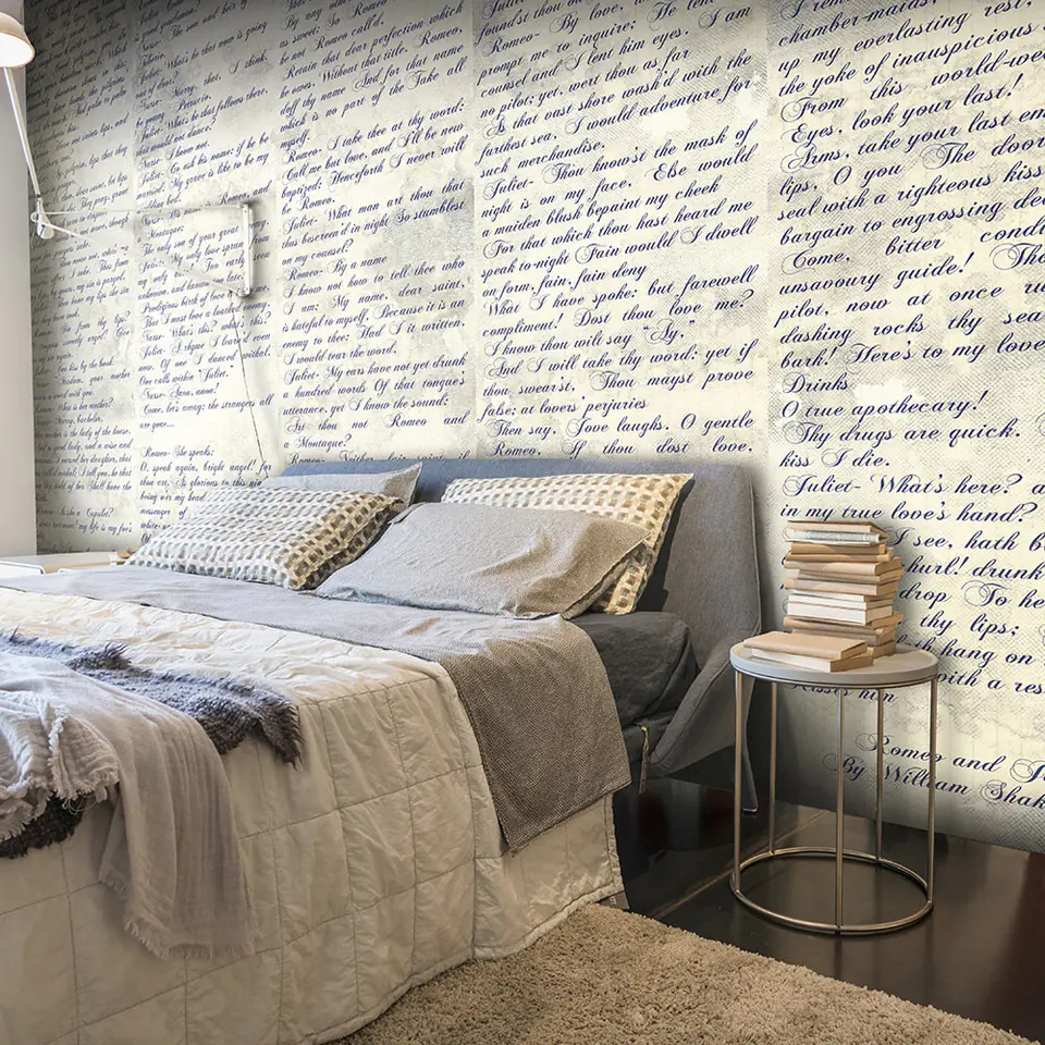 ⁨Wall mural - Romeo and Juliet - Love Verses (size 50x1000)⁩ at Wasserman.eu
