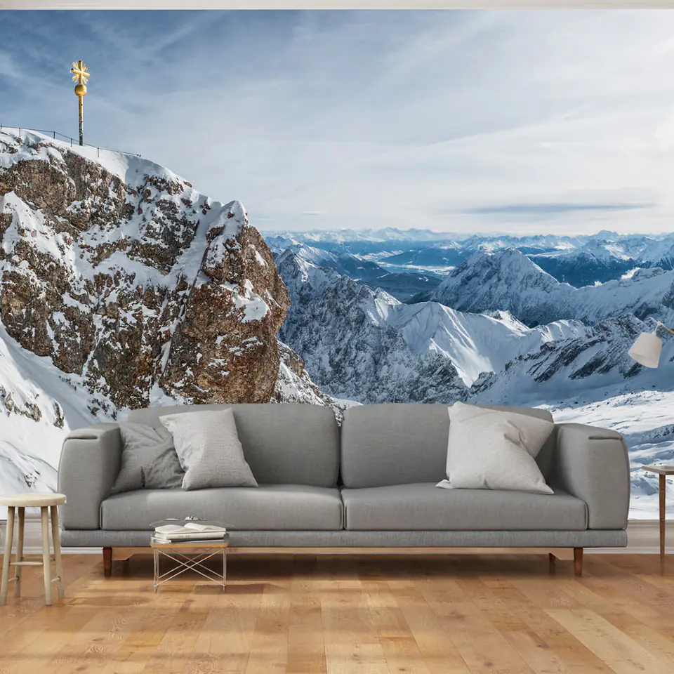 ⁨Fototapeta - Alpy - Zugspitze (rozmiar 350x245, wykończenie Standard)⁩ w sklepie Wasserman.eu