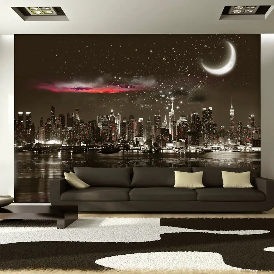 ⁨Wall mural - Star Night over NY (size 100x70)⁩ at Wasserman.eu