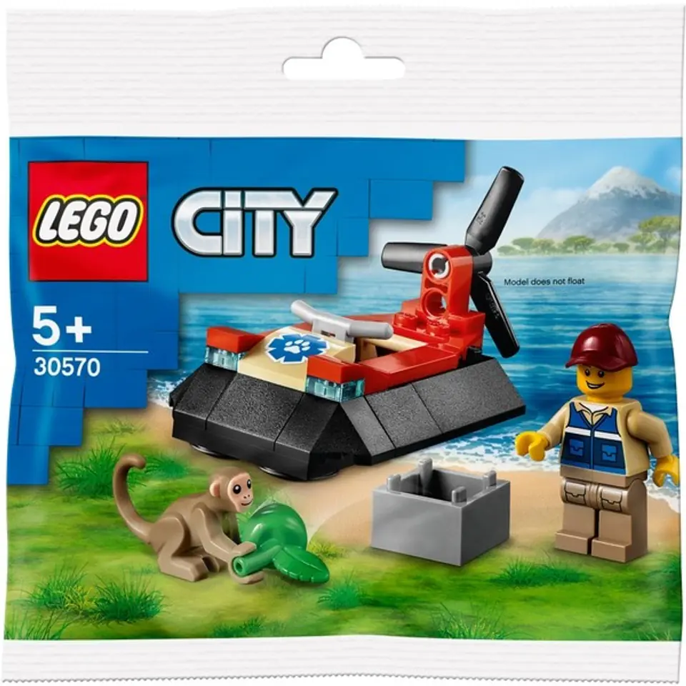 Klocki City 30570 Poduszkowiec ratowników dzikich zwierząt w sklepie Wasserman.eu