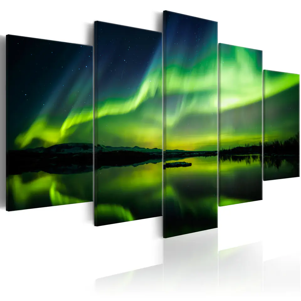 ⁨Picture - Beautiful Glow II (size 100x50)⁩ at Wasserman.eu