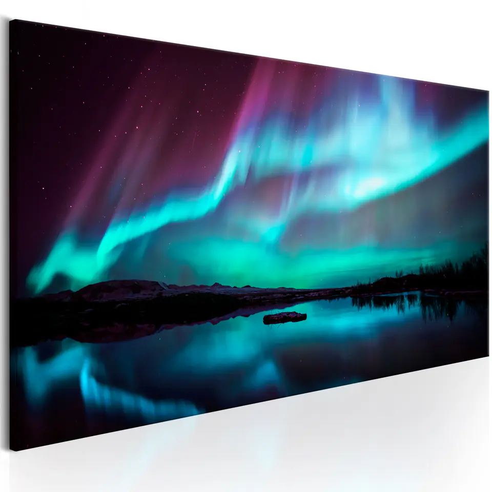 ⁨Picture - Blue ribbons (size 120x40)⁩ at Wasserman.eu