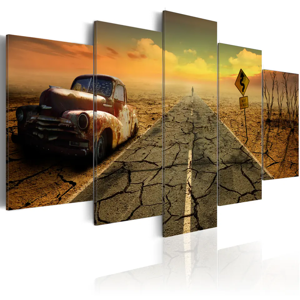 ⁨Picture - Difficult road (size 100x50)⁩ at Wasserman.eu