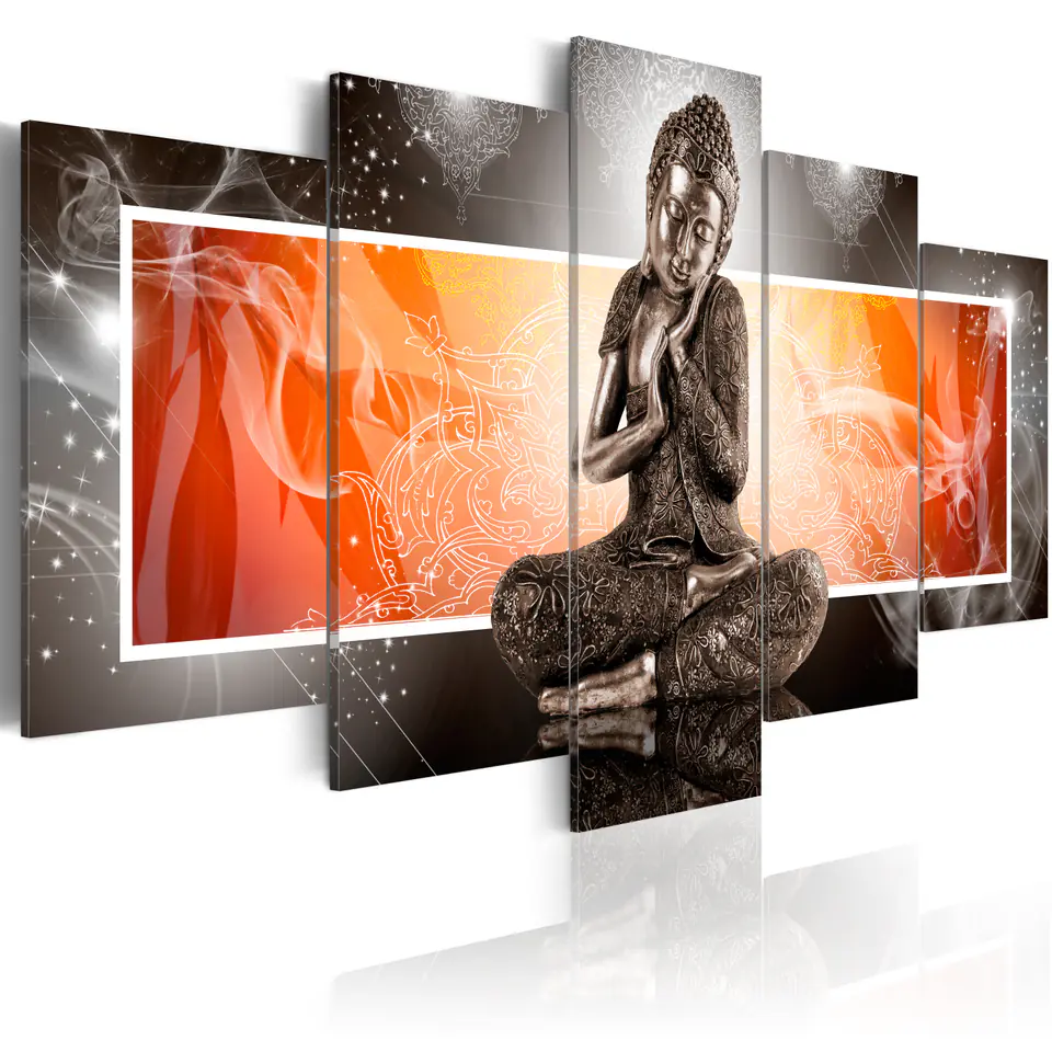 ⁨Picture - Buddha and ornaments (size 100x50)⁩ at Wasserman.eu