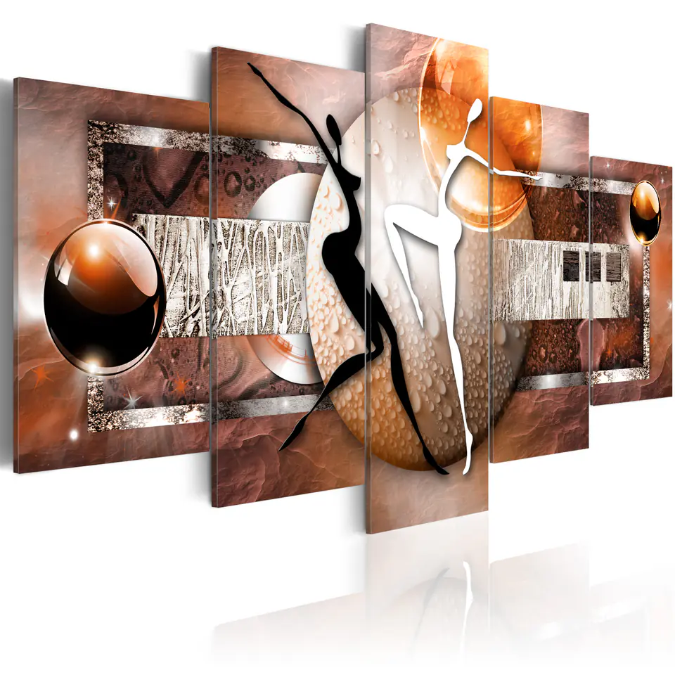 ⁨Painting - Dance of the Elements: Earth (size 100x50)⁩ at Wasserman.eu