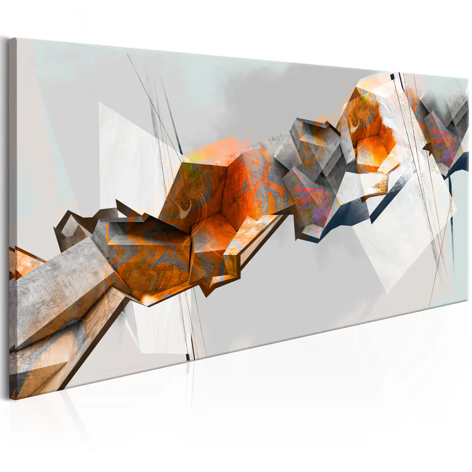 ⁨Obraz - Abstrakcyjny łańcuch (rozmiar 120x60, wykończenie Premium Print)⁩ w sklepie Wasserman.eu
