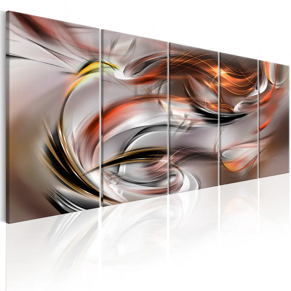 ⁨Picture - Orange chaos (size 225x90)⁩ at Wasserman.eu