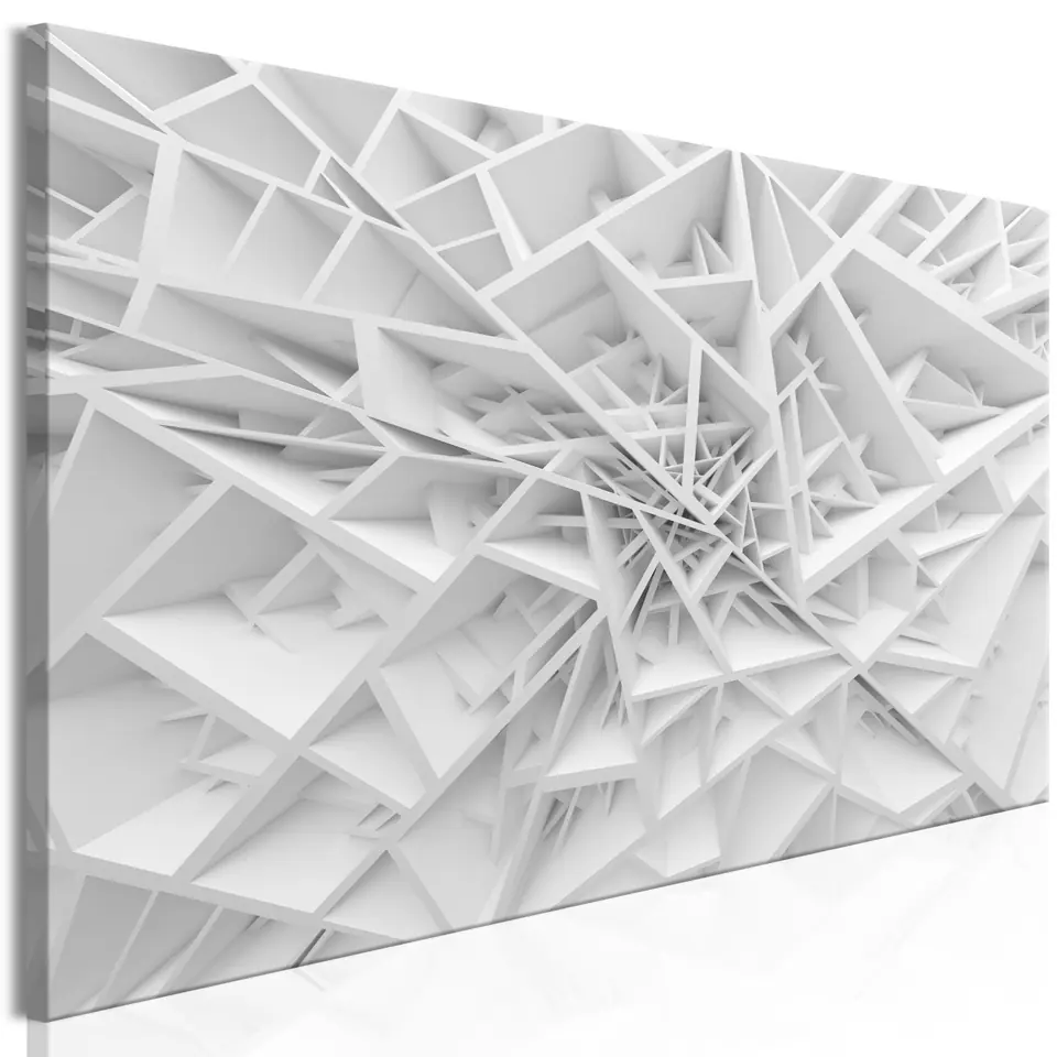 ⁨Obraz - Skomplikowana geometria (1-częściowy) wąski (rozmiar 150x50, wykończenie Standard)⁩ w sklepie Wasserman.eu