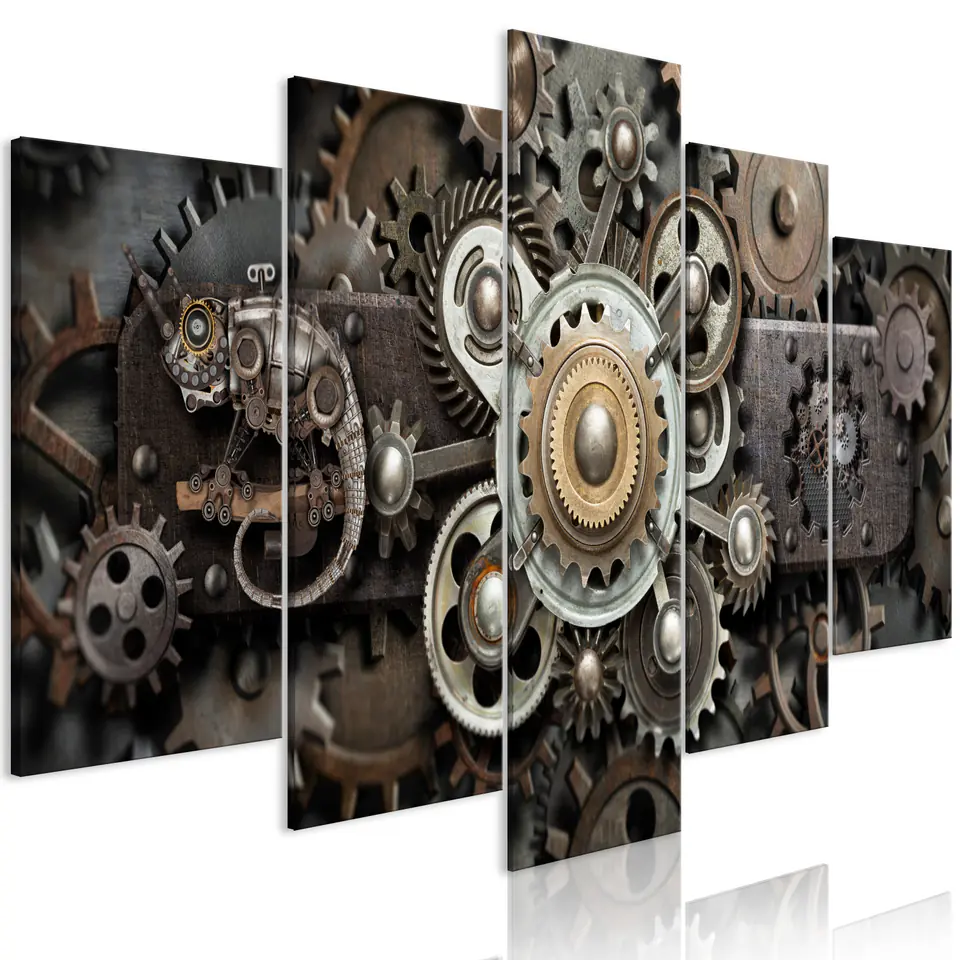 ⁨Picture - Old movement (5-piece) wide (size 100x50)⁩ at Wasserman.eu