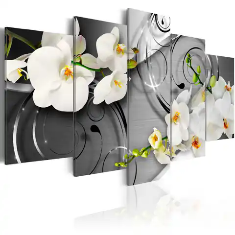 ⁨Obraz - Mleczne orchidee⁩ w sklepie Wasserman.eu