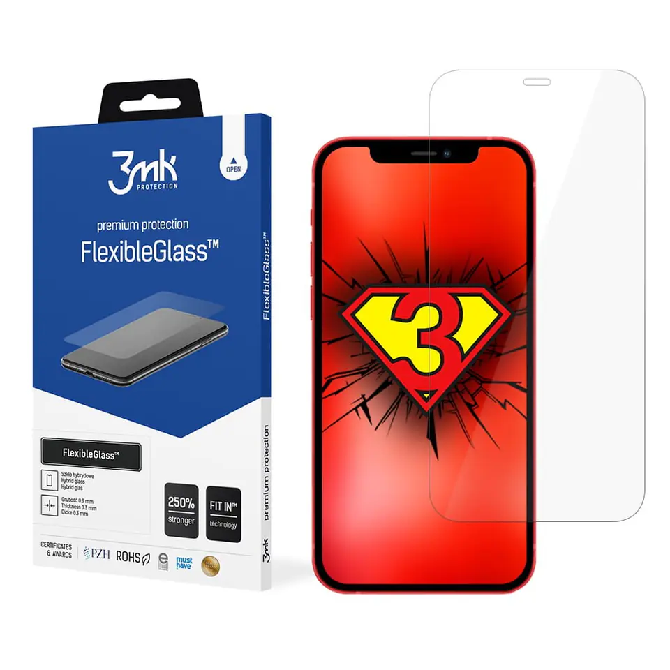 ⁨Szkło Hybrydowe FlexibleGlass iPhone 12 Mini 5,4⁩ w sklepie Wasserman.eu