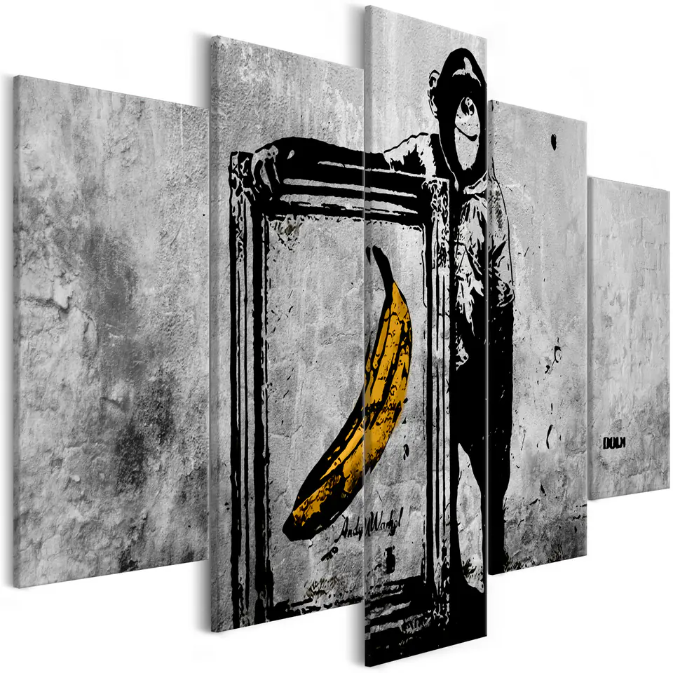 ⁨Picture - Proud Monkey (5-piece) wide (size 100x50)⁩ at Wasserman.eu