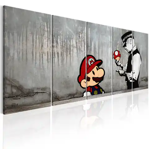 ⁨Obraz - Mario Bros na betonie⁩ w sklepie Wasserman.eu