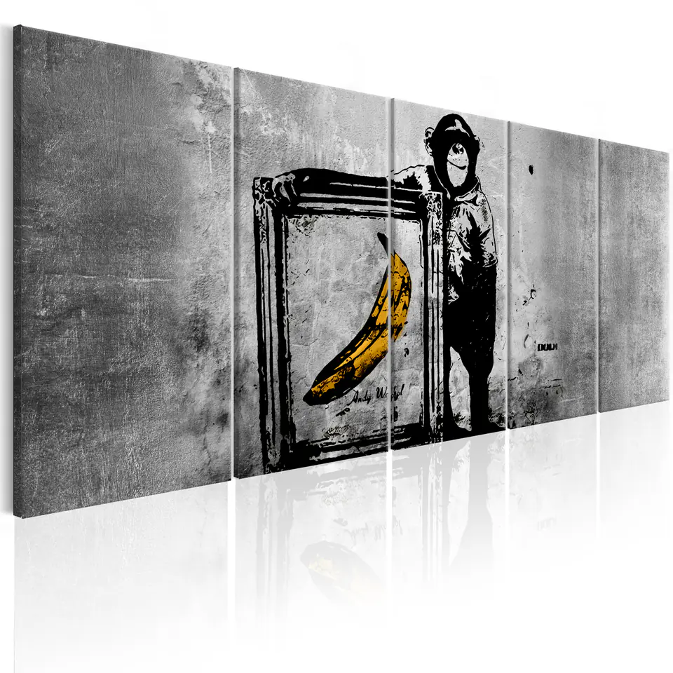 ⁨Image - Banksy: Monkey with frame (size 225x90)⁩ at Wasserman.eu