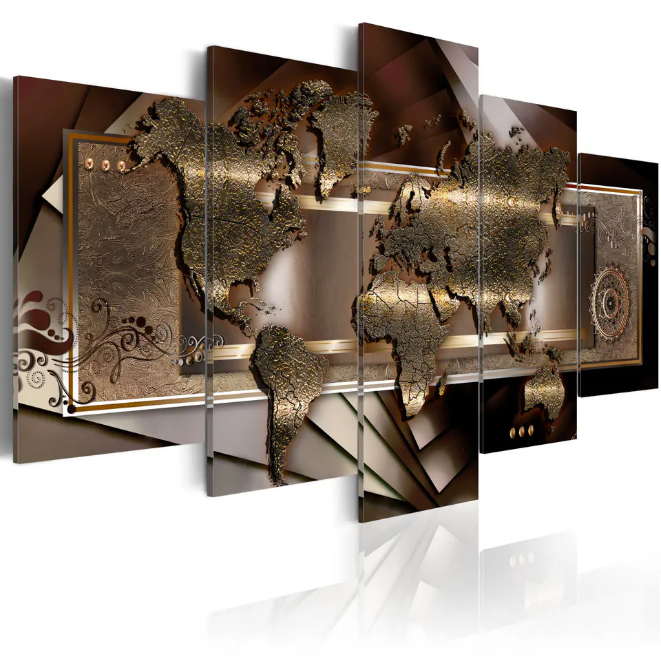 ⁨Picture - Chestnut map (size 100x50)⁩ at Wasserman.eu