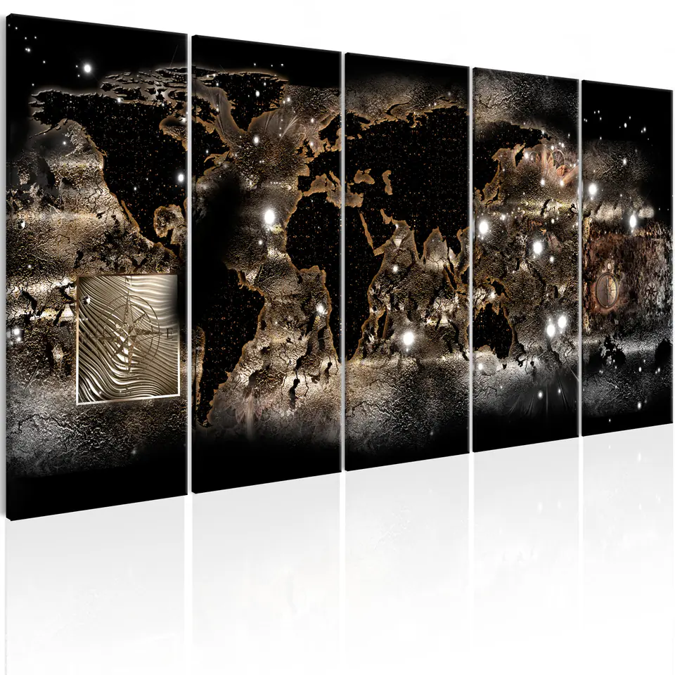 ⁨Painting - Glow of the earth (size 200x80)⁩ at Wasserman.eu