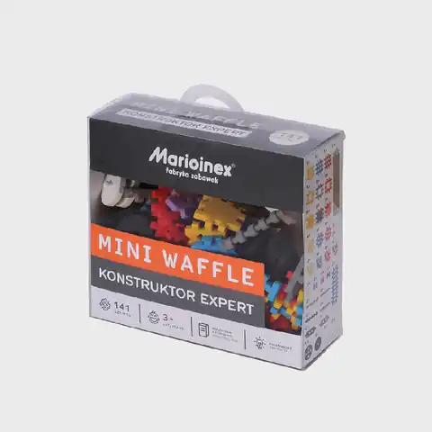 ⁨Klocki Mini Waffle Konstruktor 141 elementów⁩ w sklepie Wasserman.eu