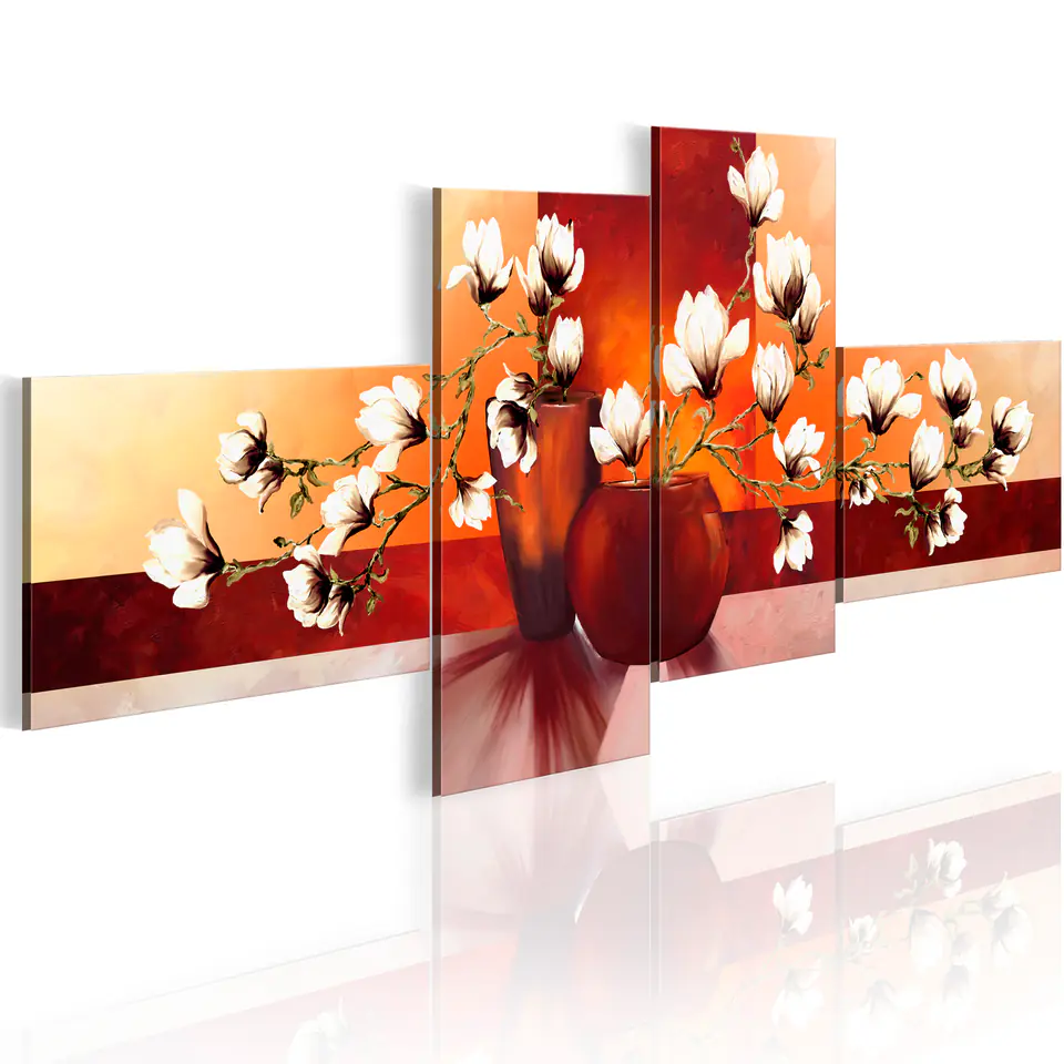 ⁨Picture - Magnolias - impressions (size 100x45)⁩ at Wasserman.eu