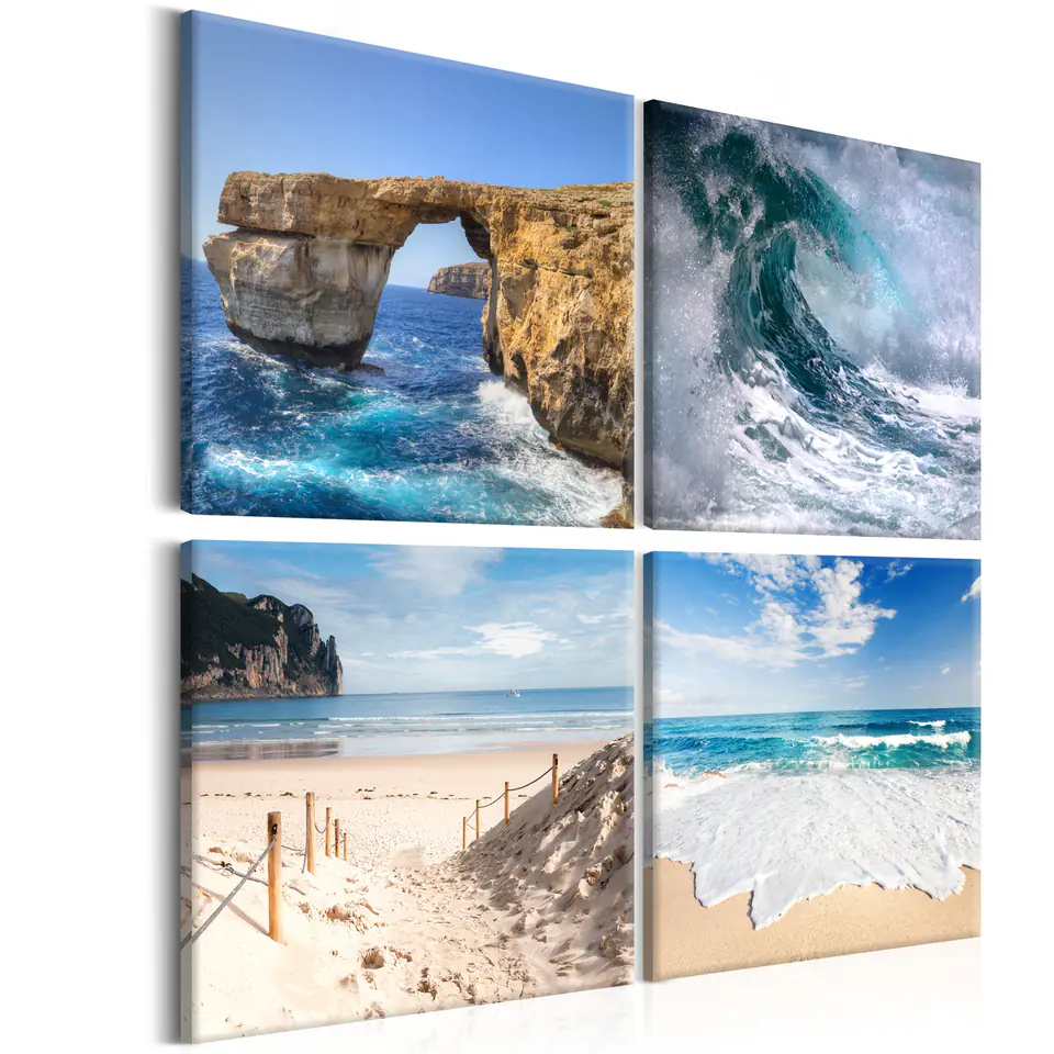 ⁨Obraz - Piękno oceanu (rozmiar 60x60, wykończenie Premium Print)⁩ w sklepie Wasserman.eu