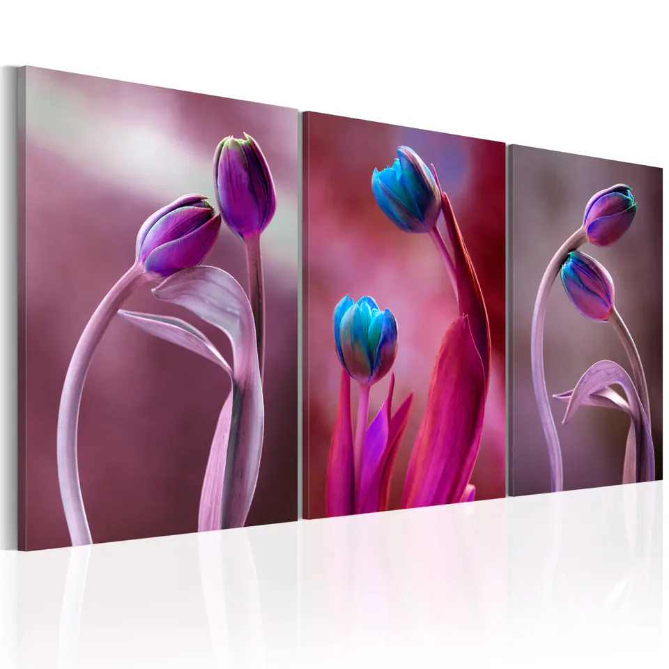 ⁨Picture - Tulips in love (size 60x30)⁩ at Wasserman.eu