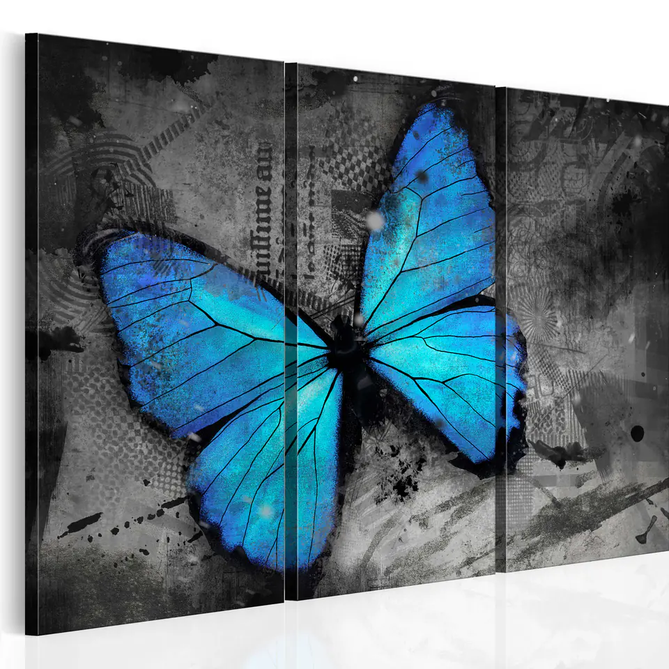 ⁨Painting - Butterfly study - triptych (size 90x60)⁩ at Wasserman.eu