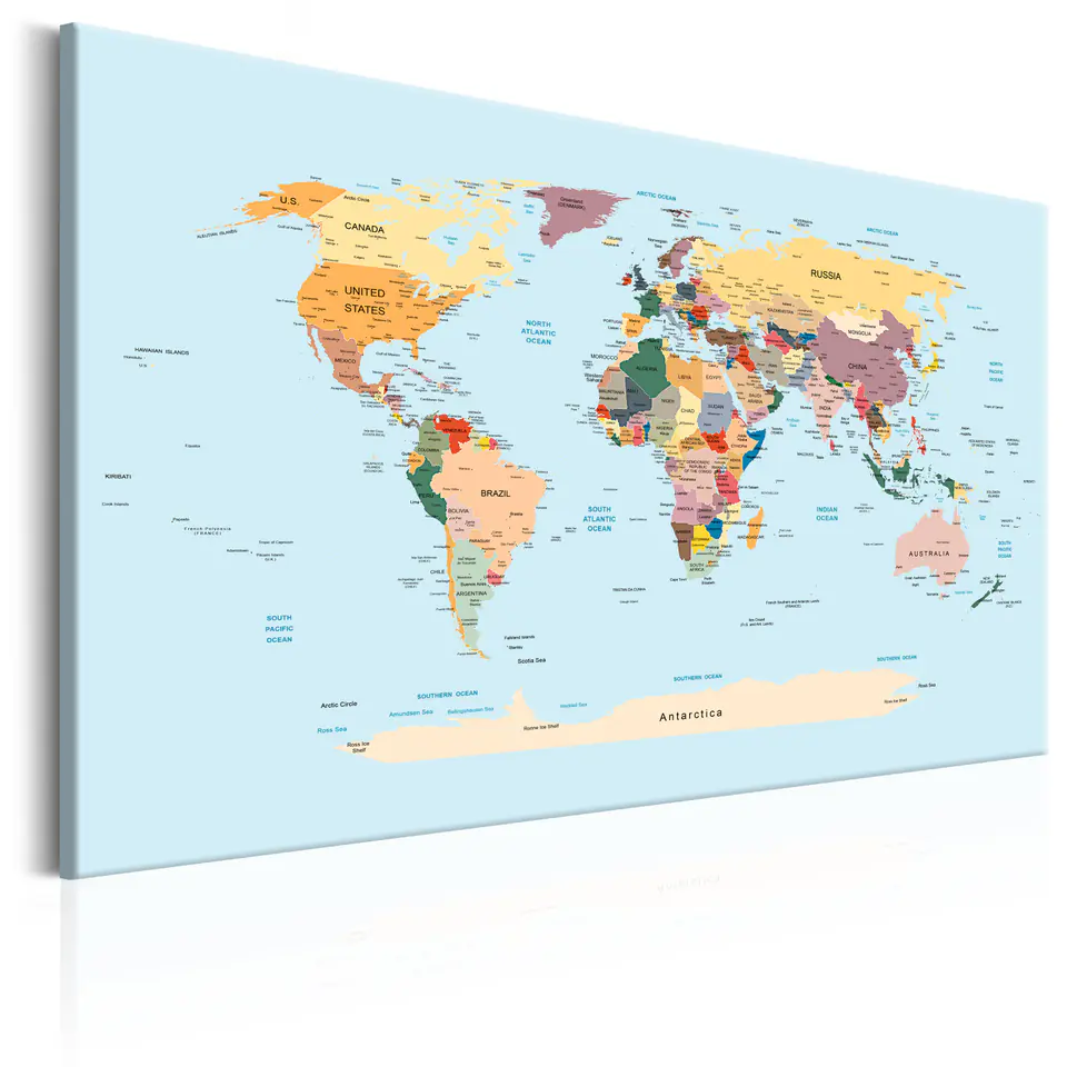 ⁨Image - World Map: Travel with me (size 60x40)⁩ at Wasserman.eu