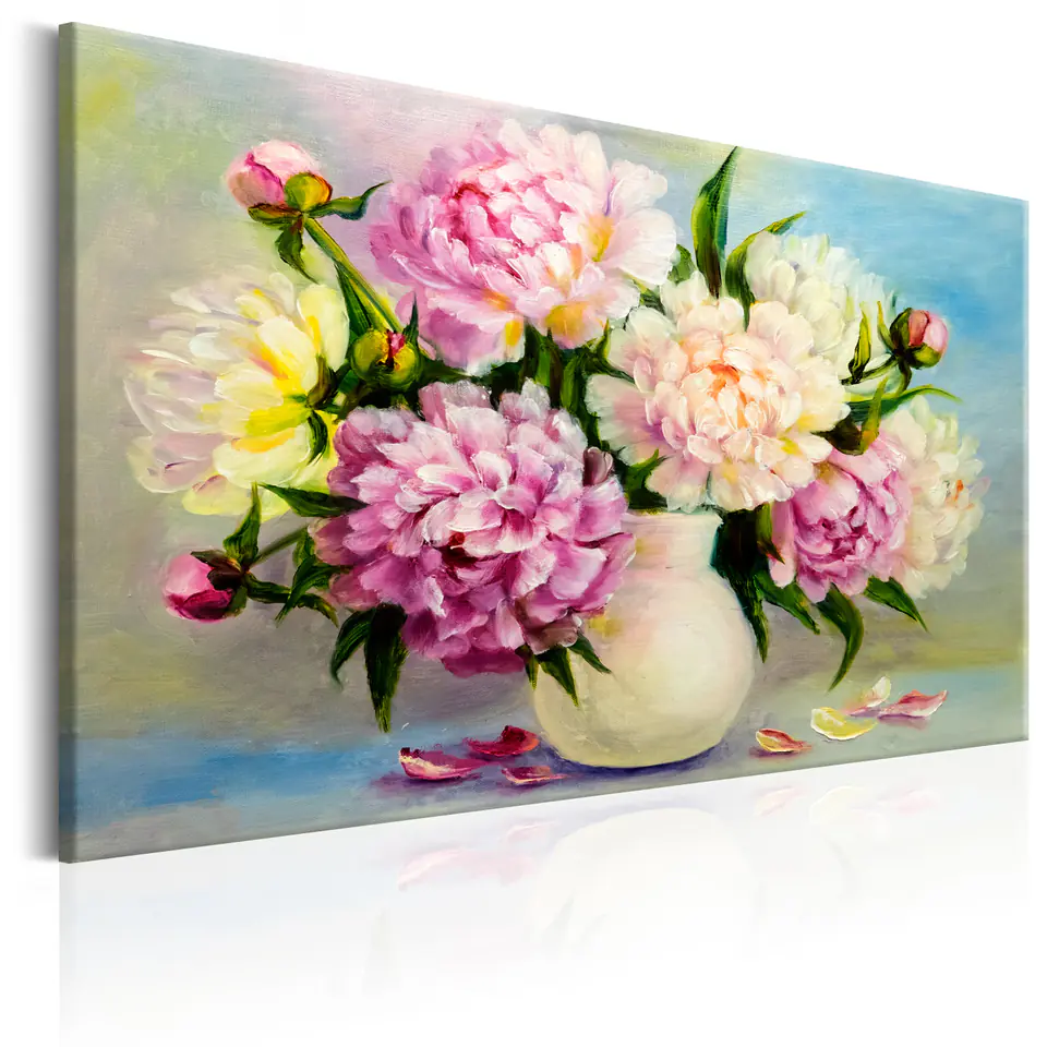 ⁨Picture - Peonies - bouquet of happiness (size 90x60)⁩ at Wasserman.eu