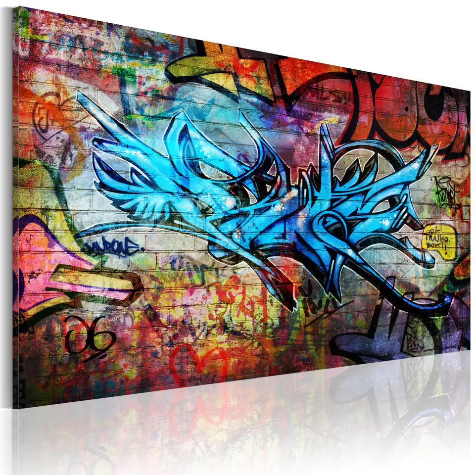 ⁨Image - Anonymous graffiti (size 90x60)⁩ at Wasserman.eu