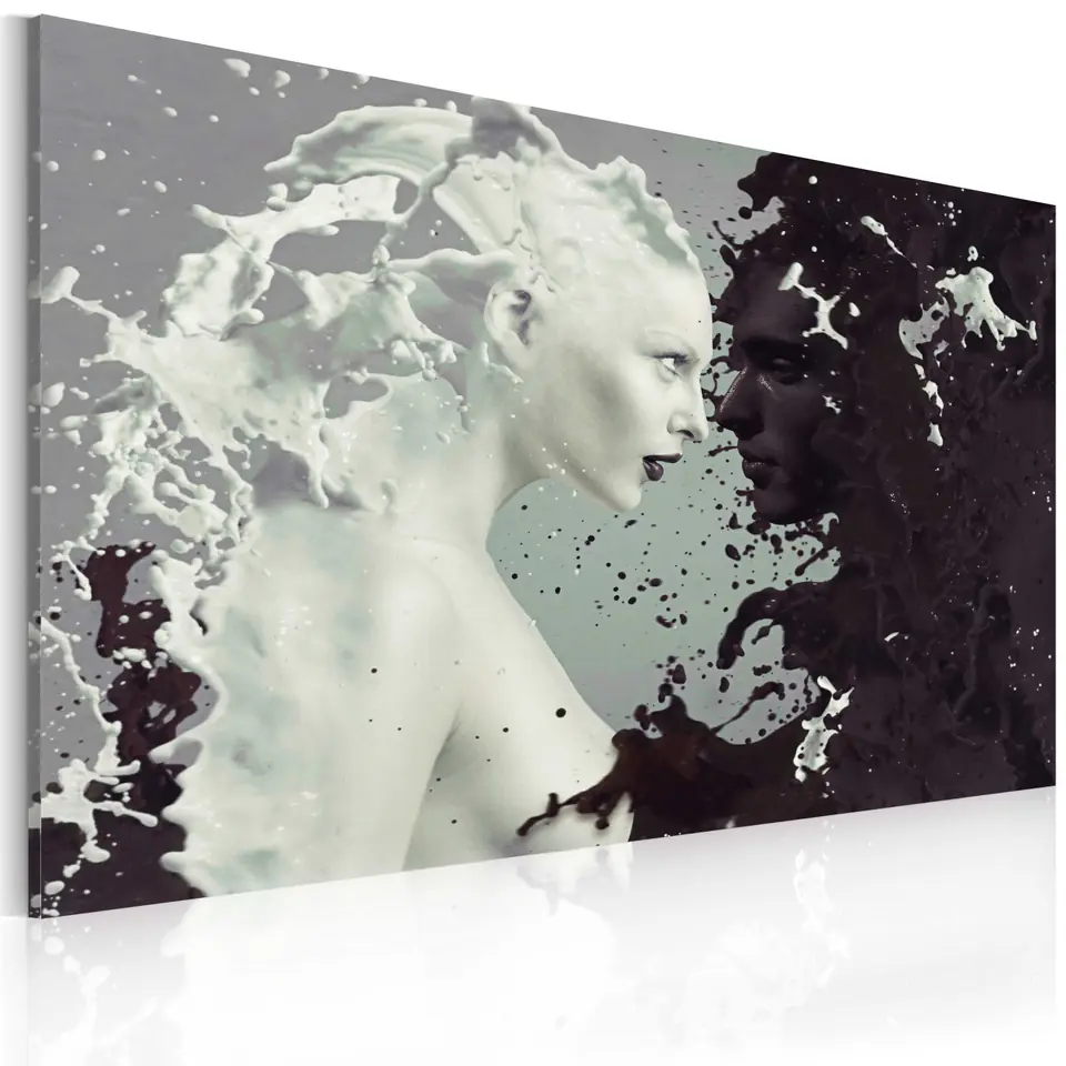 ⁨Obraz - Black or white? (rozmiar 60x40, wykończenie Standard)⁩ w sklepie Wasserman.eu