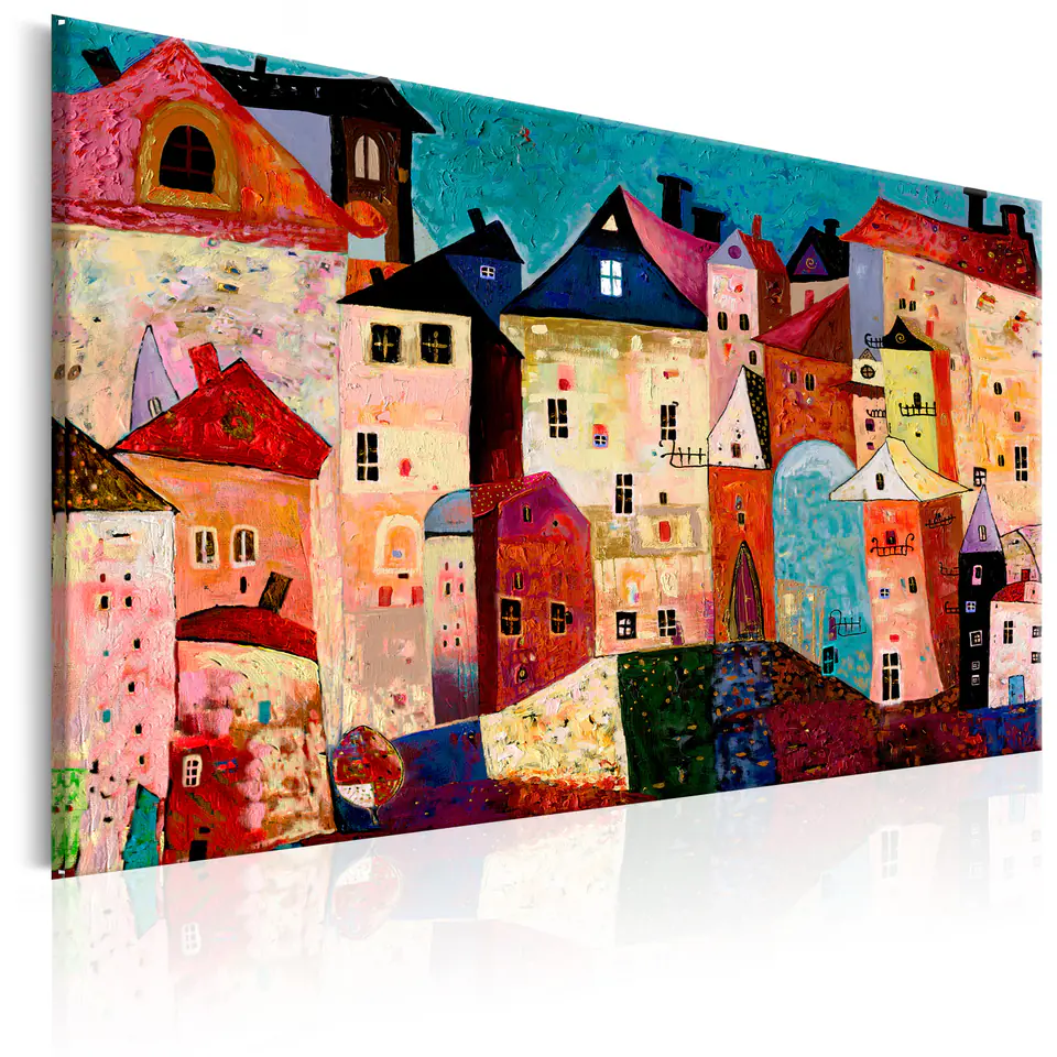 ⁨Obraz - Artystyczne miasto (rozmiar 30x20, wykończenie Premium Print)⁩ w sklepie Wasserman.eu