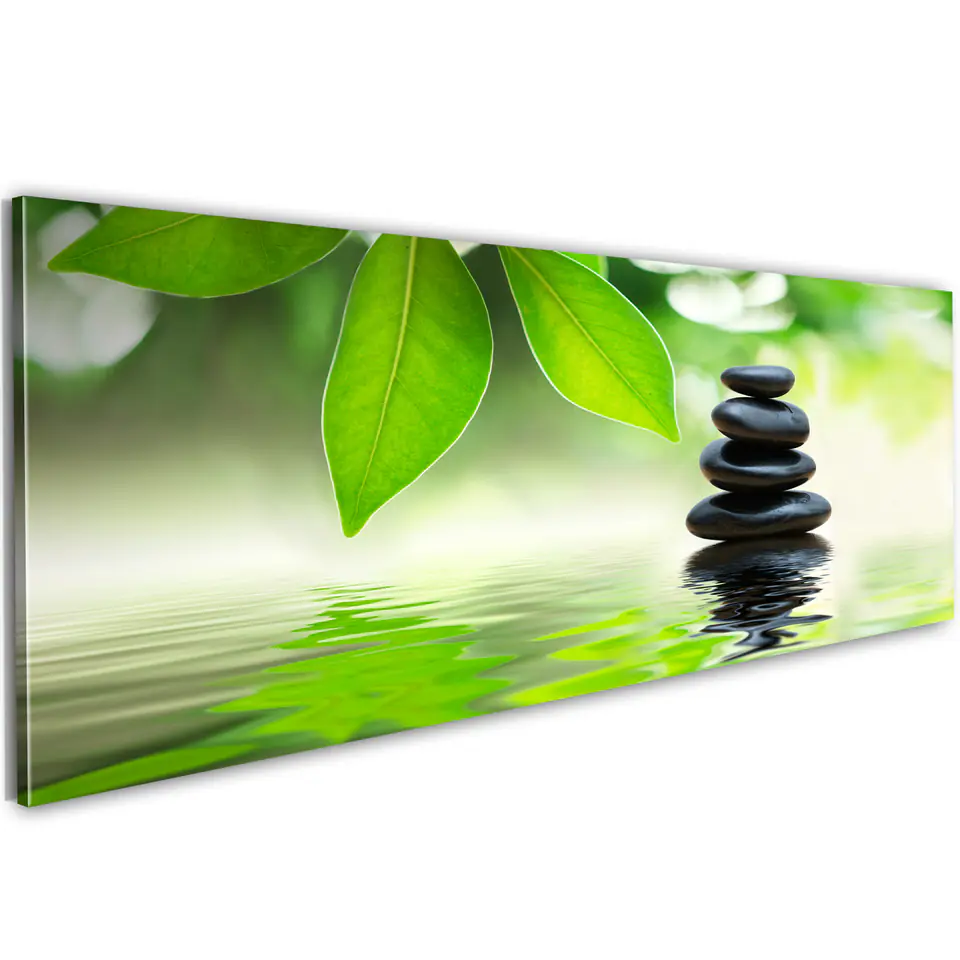 ⁨Obraz - Natura i zen (rozmiar 135x45, wykończenie Standard)⁩ w sklepie Wasserman.eu